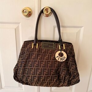 Fendi Zucca Canvas Tote